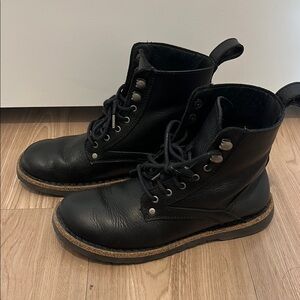 Black Leather Boots